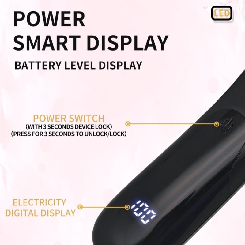 Body Hair Trimmer for Men - 60+mins Professional Electric Trimmer for Pubichair& Groin Bodyhair, Usb Rechargeable BallTrimmer Intimate Shavers Groomer, Hypoallergenic & Waterproof Personal Care Tool - Image 4